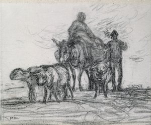 Ritorno dai campi, 1873 da Jean Francois Millet